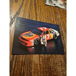 Vintage 1990 Darrell Waltrip Tide #17 NASCAR Driver Card Postcard 7x5 Racing